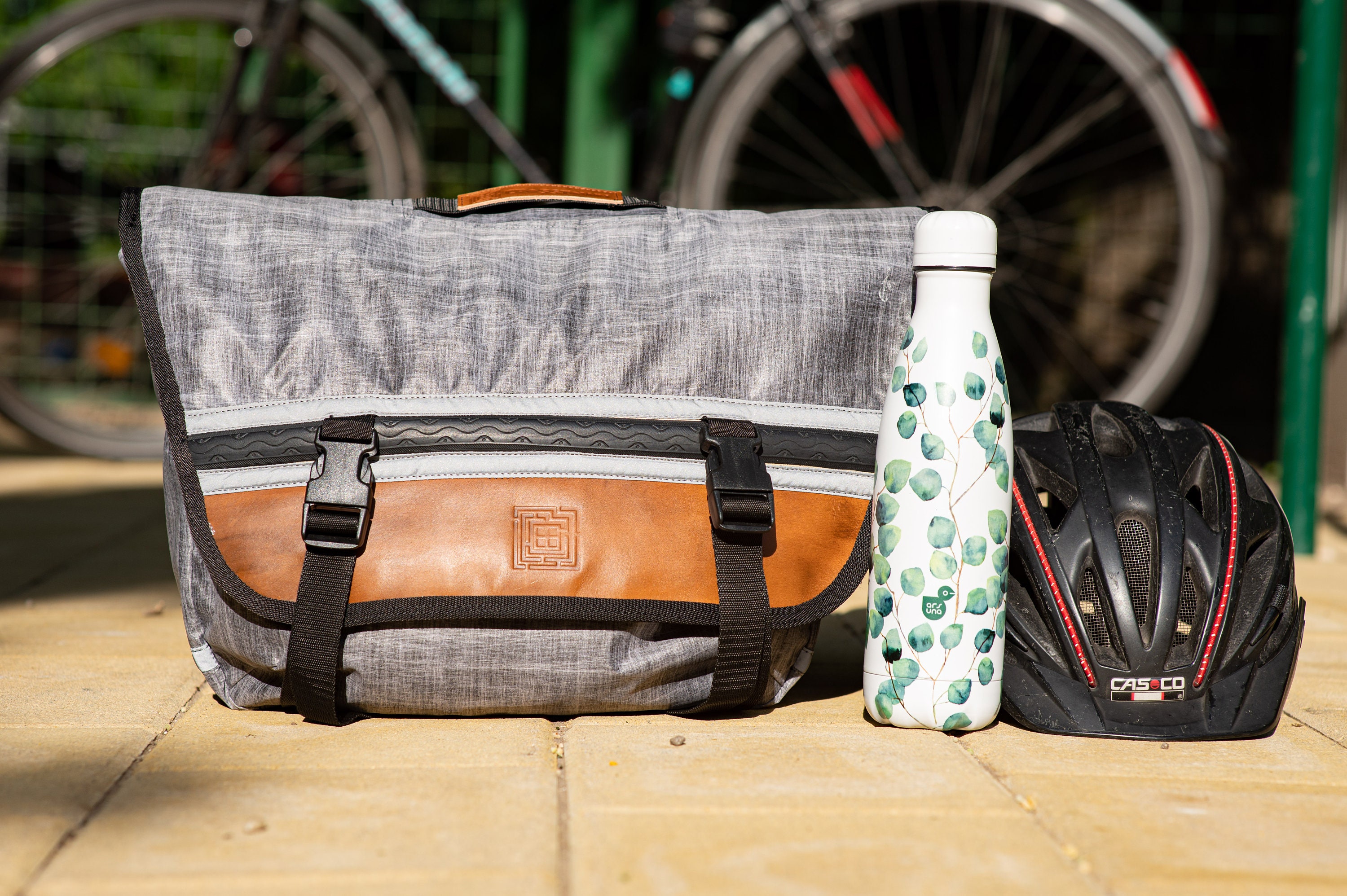 Waterproof Bicycle Messenger Bag Laptop Bag Made From Cordura -  Finland