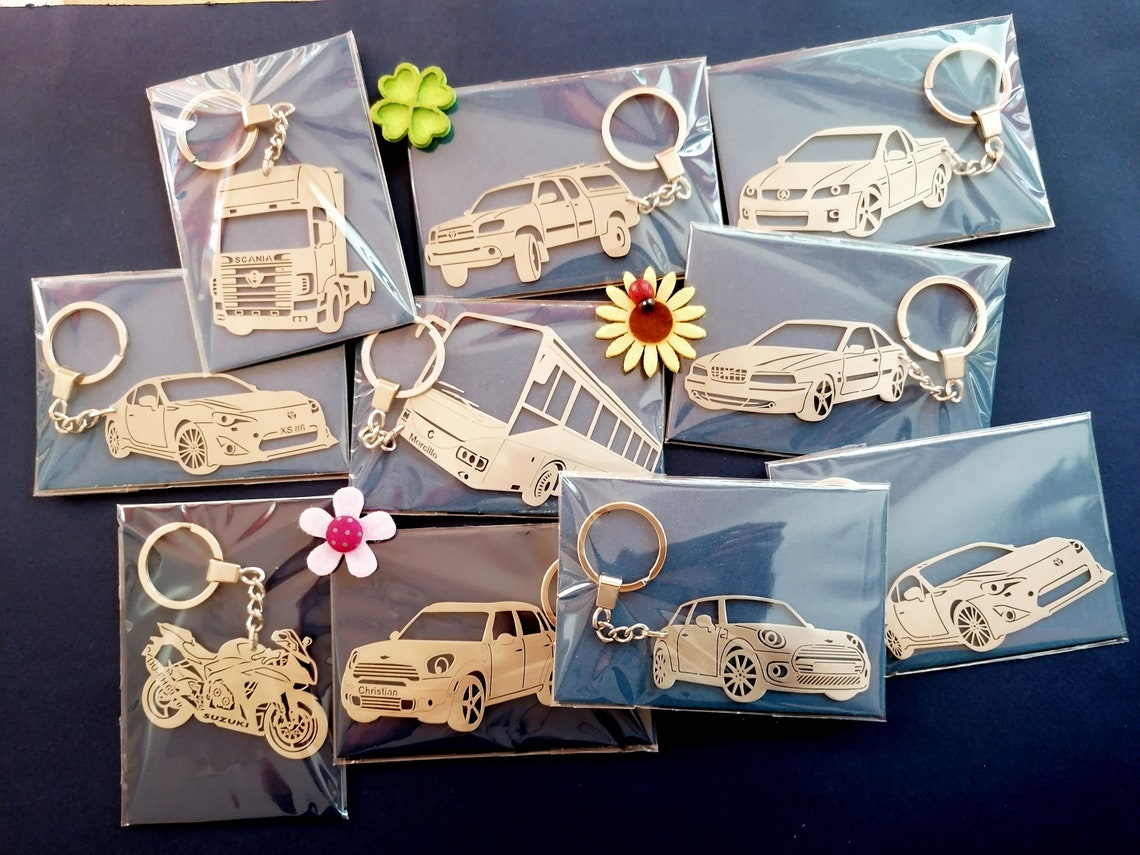 Birthday Gift Keychain for Car Personalized Car Keychain Etsy UK