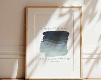 Kiss the Wave | Charles Spurgeon Art Print