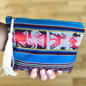 Essential Oil Bag: Peruvian Fabric Roller Bottle Travel Pouch