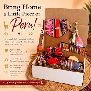 Peruvian Gift Box for Her | Unique Back to School Gift for Teacher or Student | Peru Inspired Gift Box | Thoughtful Gift for Women
