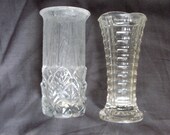 bottle for perfume, worked glass bottle modeled patterned , colored in central, artistic design, handwork by craftsmen in the 1940s