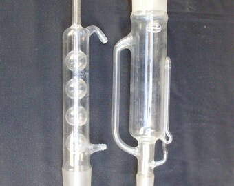 estrattori e refrigeranti a bolle di vetro per laboratorio chimico, extractors and refrigerants to bubbles of glass for chemical lab,Soxhlet