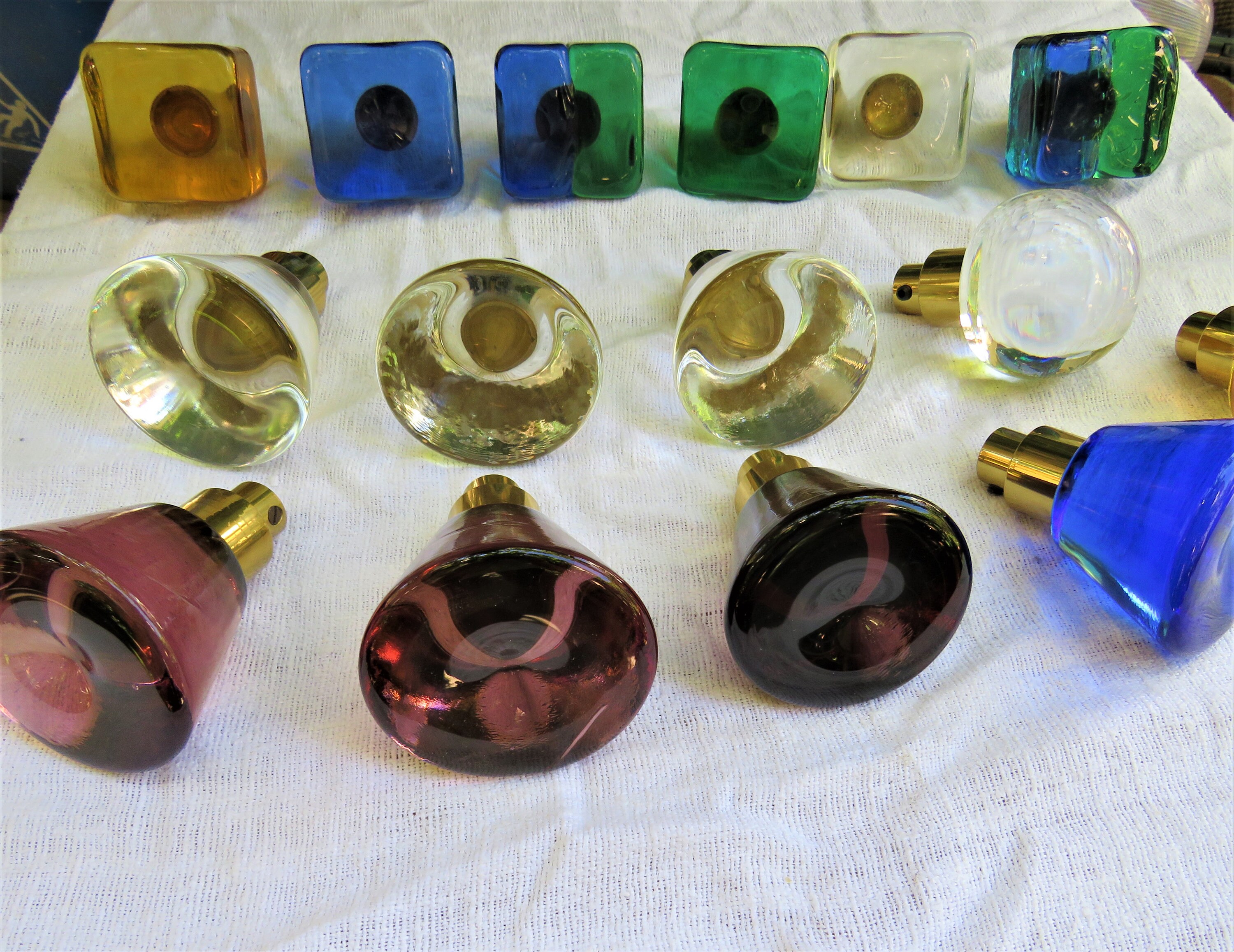 Handle Murano glass knob Murano glass door handle knob Etsy
