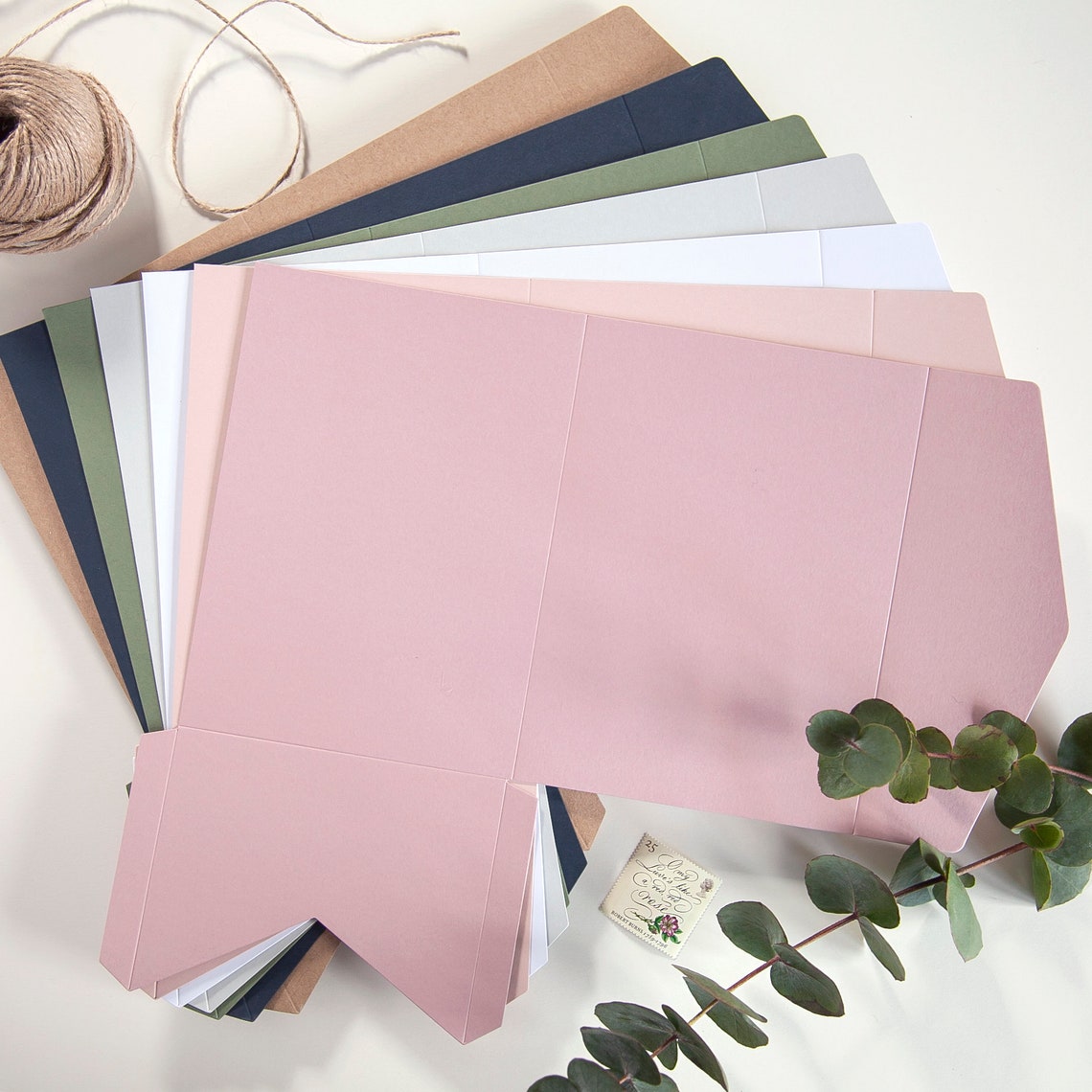 SAMPLE DIY Pocketfold Envelopes 5x7 Portrait with Etsy