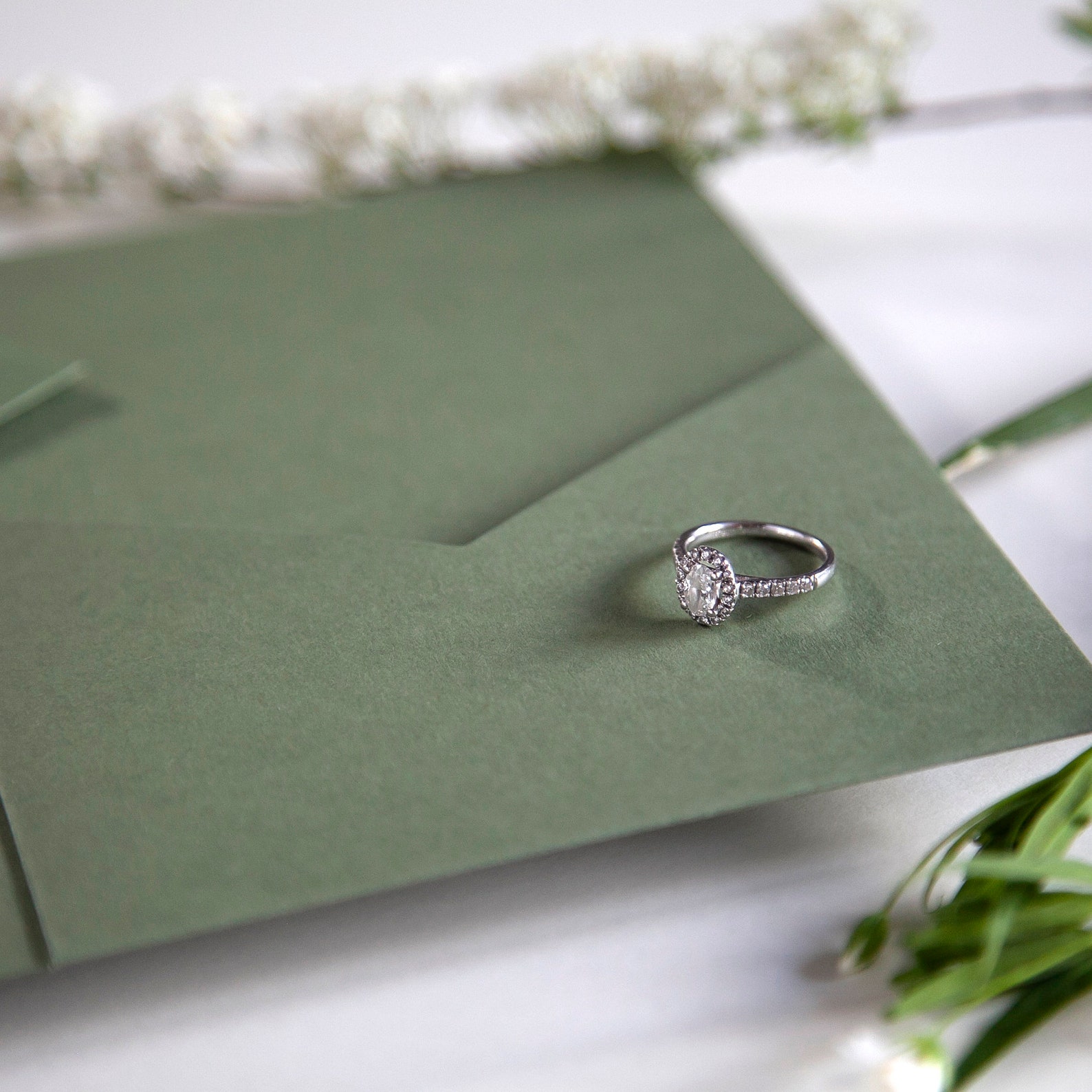 DIY Pocketfold Envelopes Sage Green 300gsm 5x7 Etsy