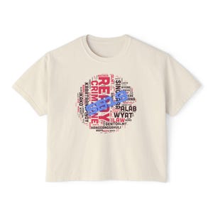 P-Pop Sb19 Graphic Tee Boxy Croptop Pinoy Pop Music T-Shirt Casual Summer Crop Top, Filipino Gift for Her, Comfort Colors Fangirl T Shirt