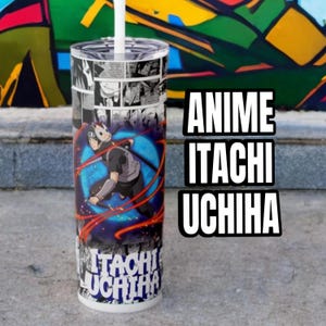Anime Tumbler 20 oz, Japan Gift For Manga Lovers, Japanese  Stainless Steel With Straw Lid,  Travel Accessory For Hot Cold Coffee Drink