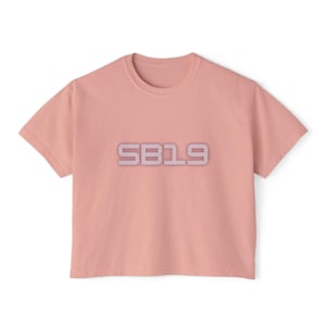 P-Pop Sb19 Graphic Tee Boxy Croptop Pinoy Pop Music T-Shirt Casual Summer Crop Top, Filipino Gift for Her, Comfort Colors Concert Wear Shirt