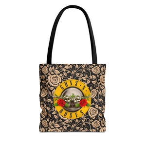 80s Rock Band Tote Bag For Music Lovers, Retro Gift For Mom, Books Carry All For Library, College Accessory Gen X Everyday Commuter Handbag