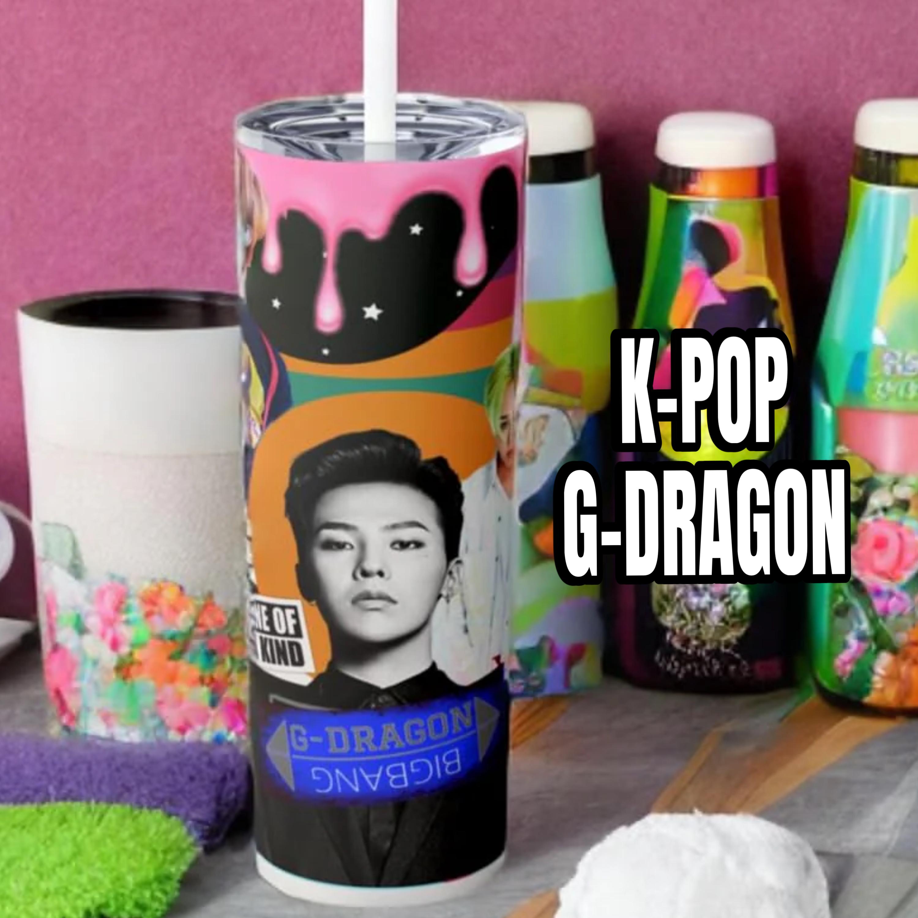 K-pop GD Tumbler 20 Oz, Kpop Gift for Teens, Korean Pop Stainless