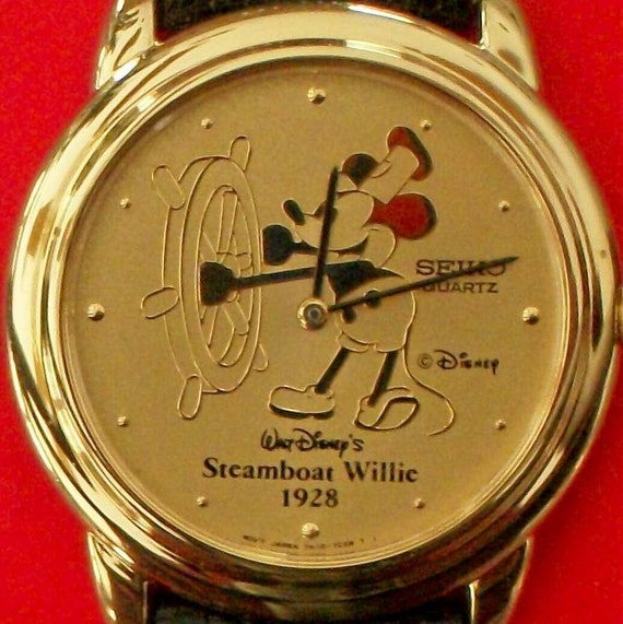 mens seiko mickey mouse watch