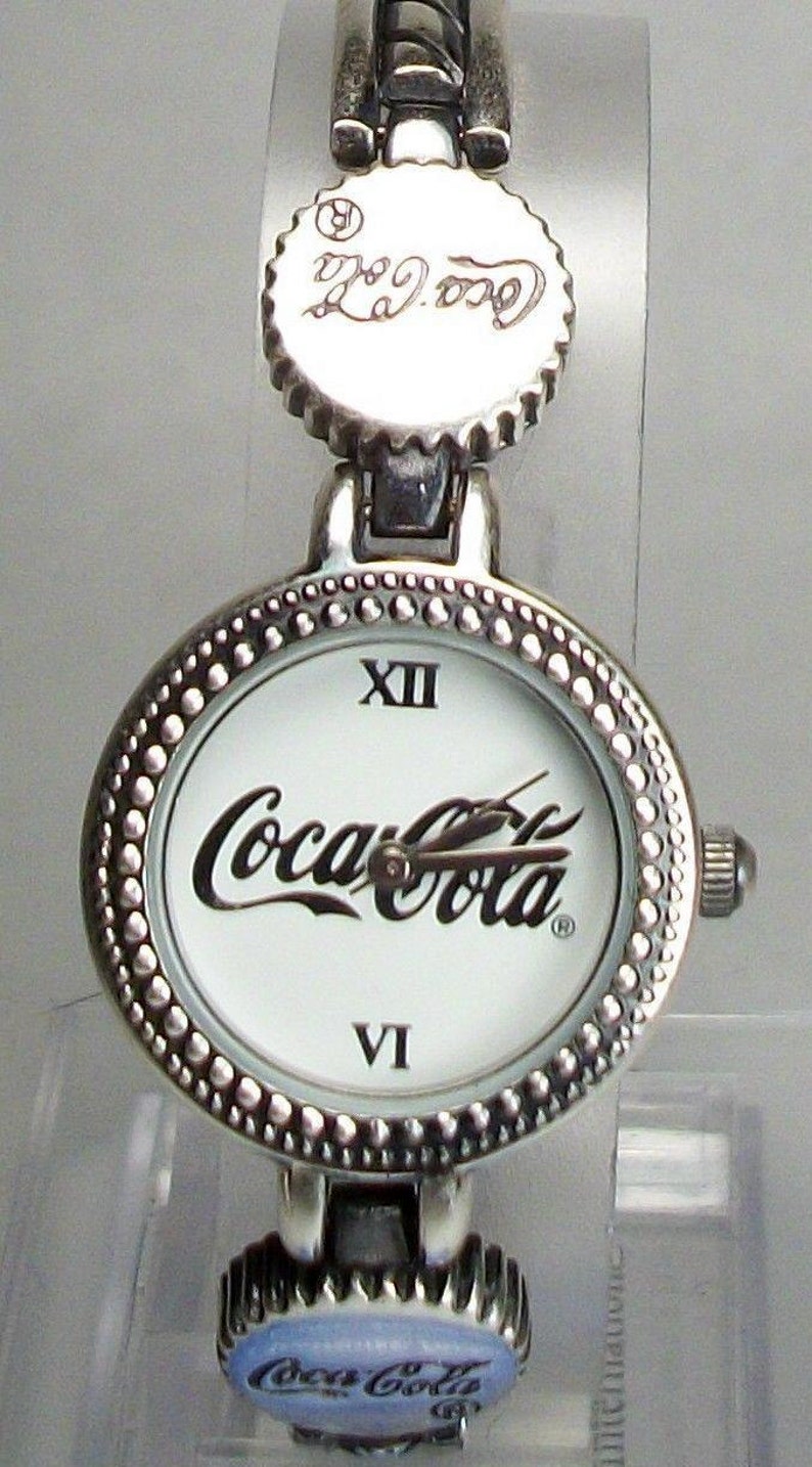 Collectors Cocacola Bottle Cap Watch Bottle Cap Bracelet Etsy