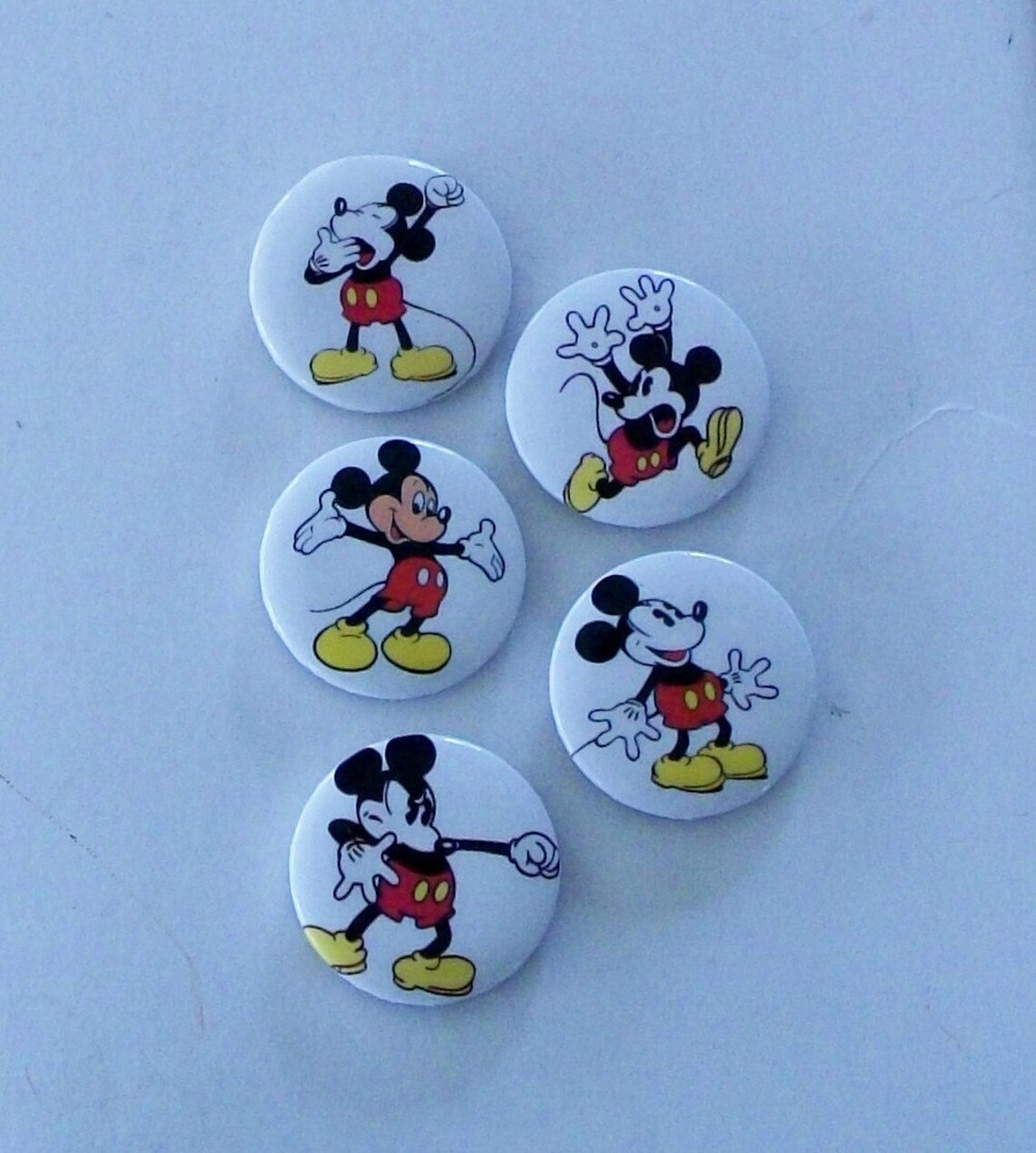 Disney Vintage Mickey Mouse Button Covers the Many Faces of Etsy