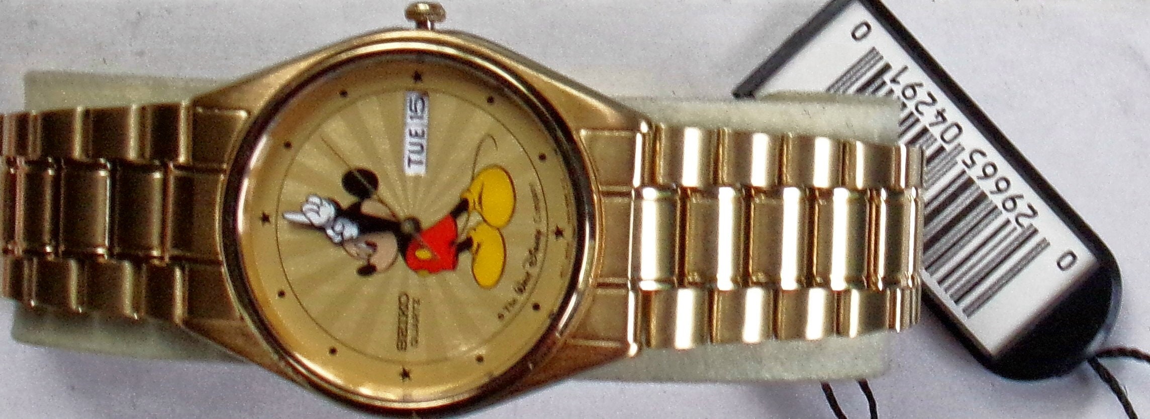 Nuovissimo orologio Topolino da uomo Seiko Giorno/data del | Etsy Italia