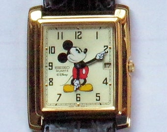 MICKEY MOUSE Watch Mother of Pearl Rose Gold W/Iridescent Face 400112357601.jpg main image 4