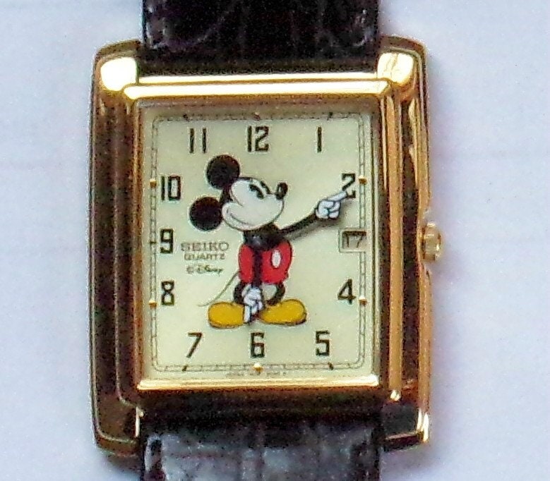 Disney Mickey Mouse Watch with Calendar in Spanish Glow in Dark Water Resistant Disney Mickey Mouse Watch with Calendar in Spanish Glow in  main image 3