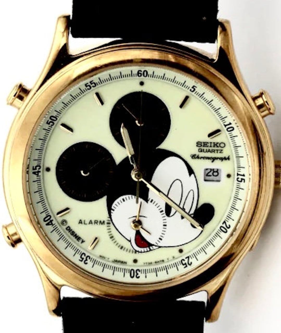 Brand-new Disney Chronograph Seiko Men's Mickey Mouse Watch Multifunction  Alarm and Glows in Dark Retired Mint - Etsy