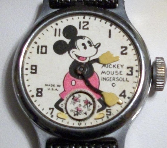 Orologio originale di Ingersoll 1934 Topolino Disney - Etsy Italia