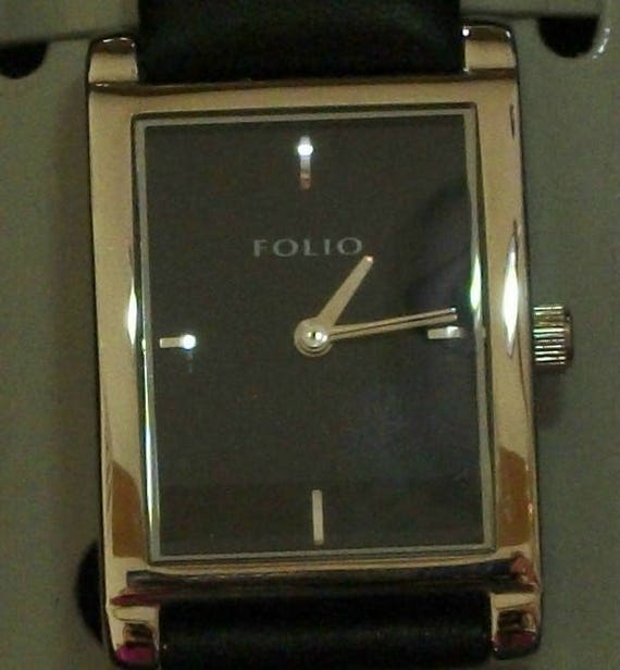 New Mens Relic Watch Silver With Black 