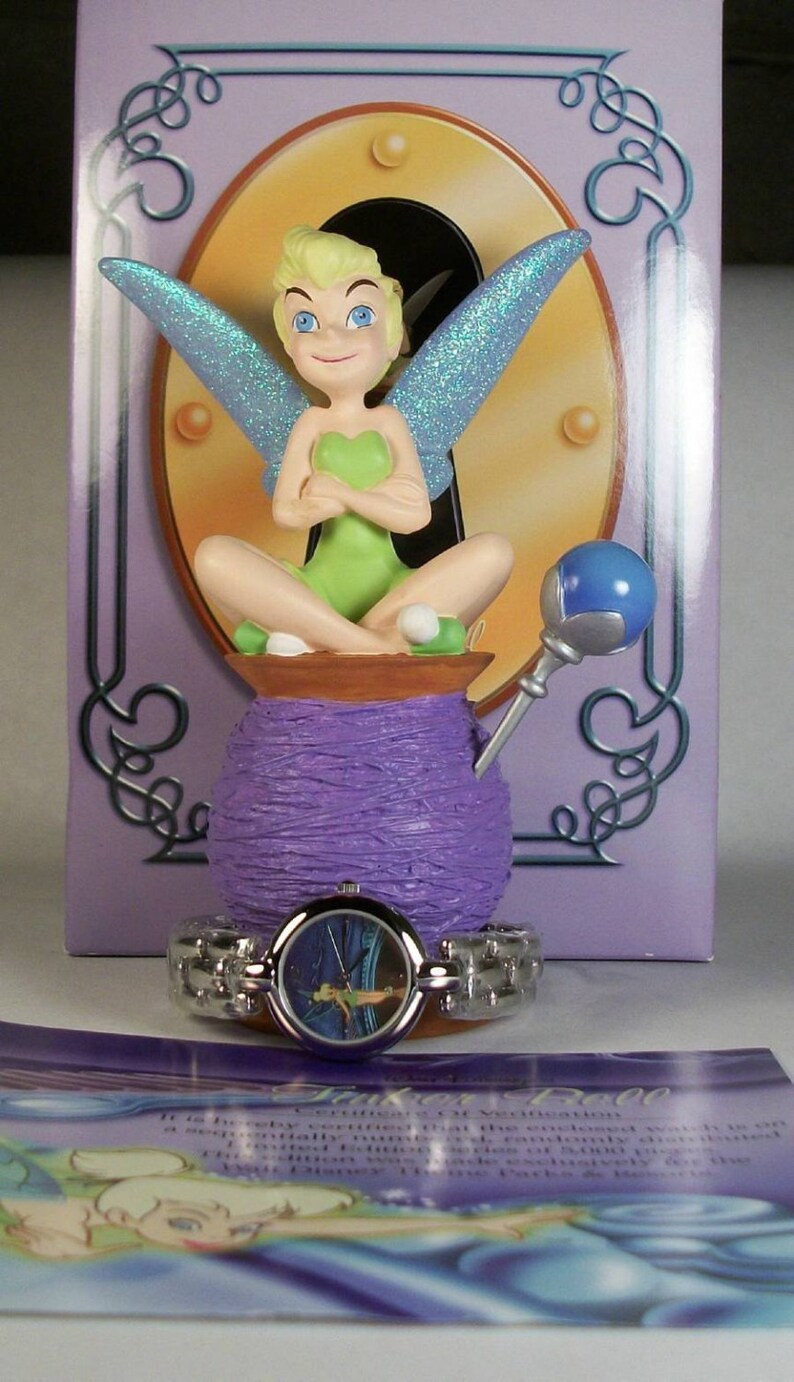 Disney Limited Edition Tinkerbell Watch New Spool Thread Etsy