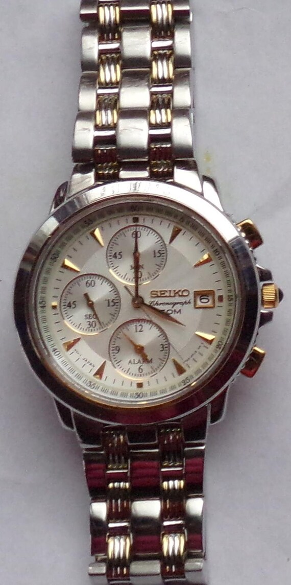 mens seiko chronograph