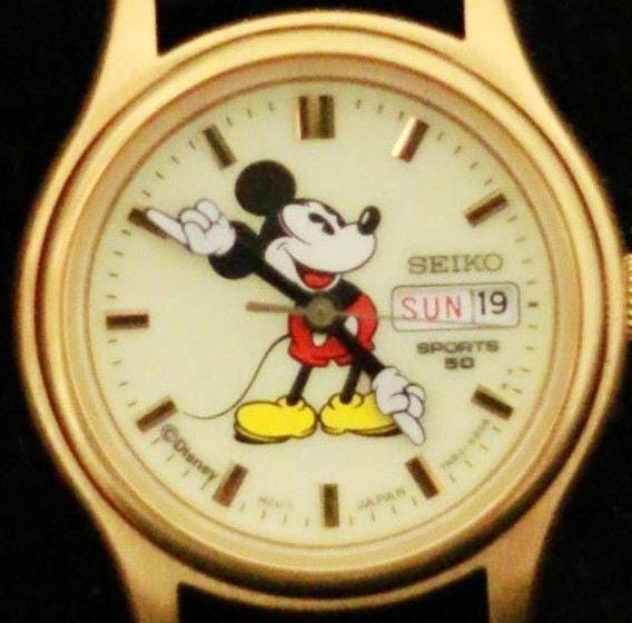 Nuovo Disney LUMBRITE Seiko Ladies Mickey Mouse Watch Htf | Etsy Italia