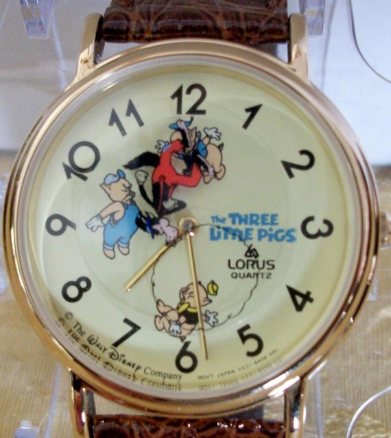 Lorus Three Little Pigs Watch! New