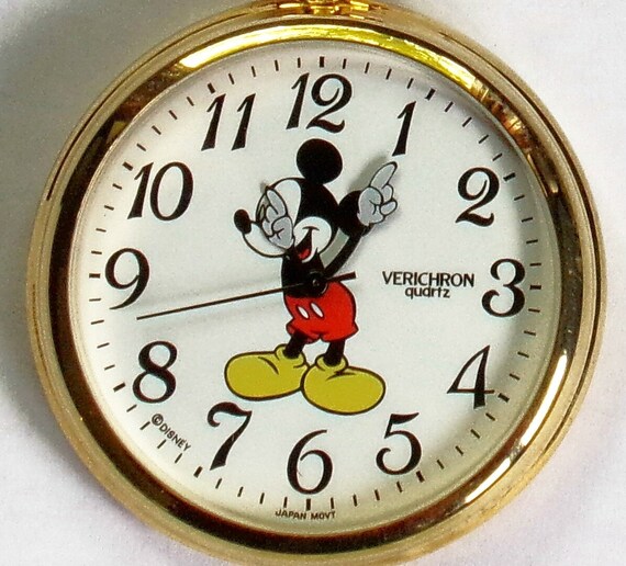 mickey pocket watch