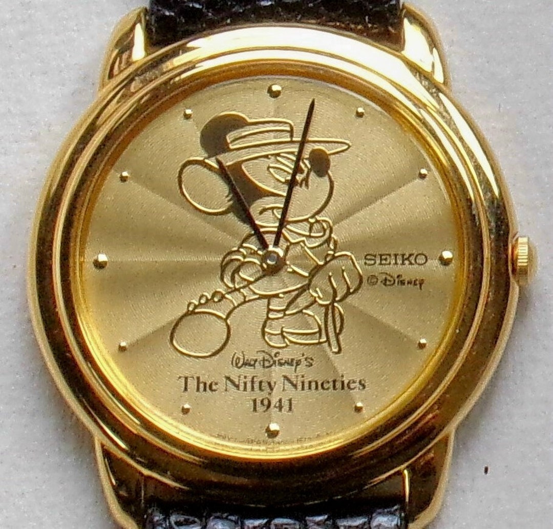 Disney Limited Edition Seiko Mens Mickey Mouse Watch Original - Etsy Hong  Kong