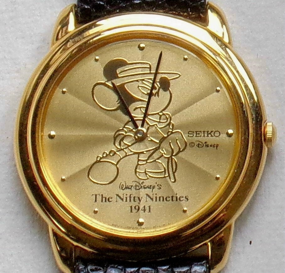 Disney Limited Edition Seiko Mens Mickey Mouse Watch Original - Etsy  Singapore