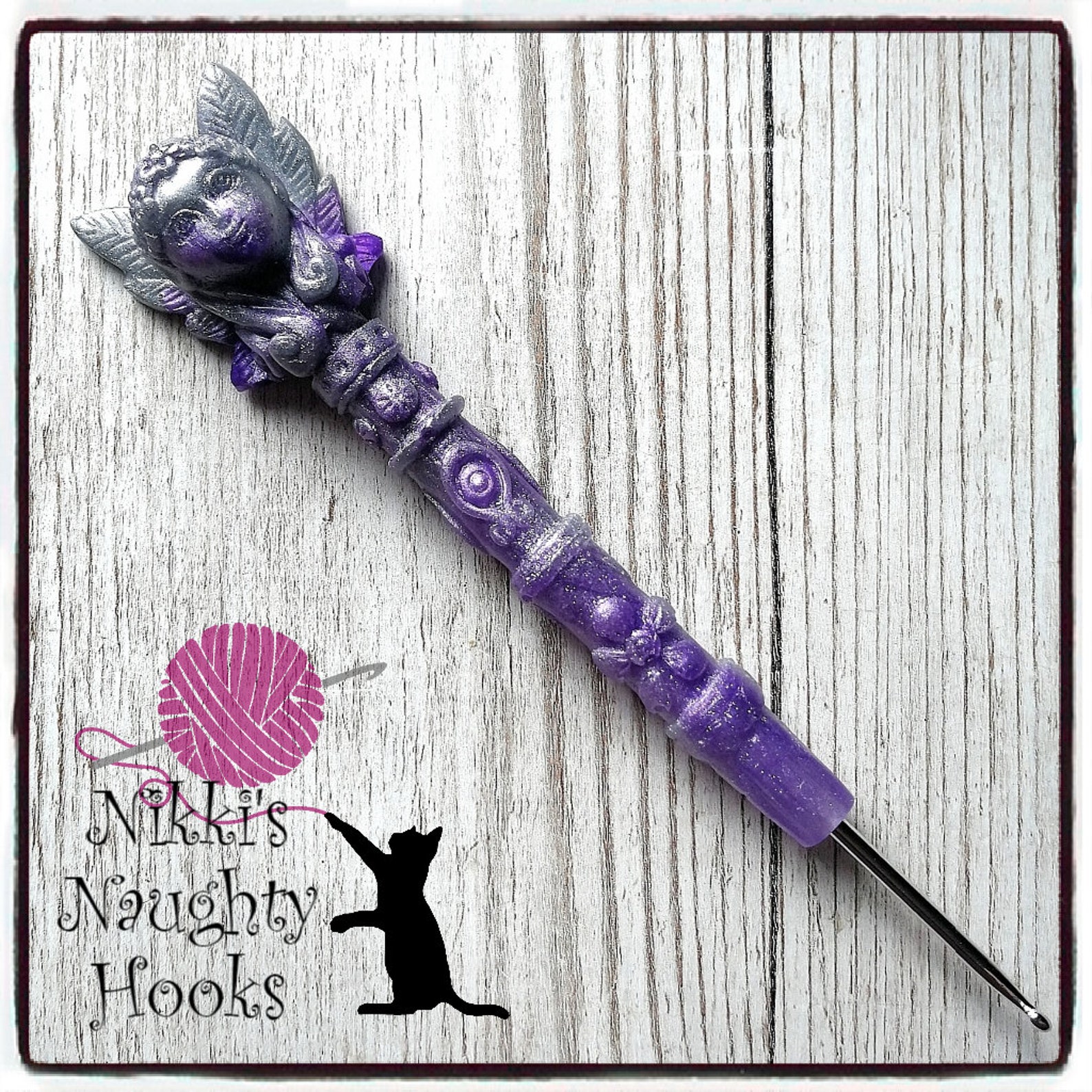 Handmade Novelty Ergonomic Crochet Hook Resin Crochet Hooks Etsy