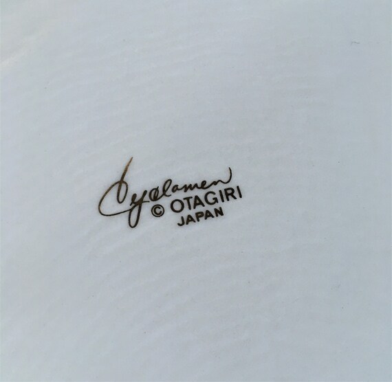 Vintage Cyclamen Otagiri Japan Trinket Dish, Jewe… - image 9