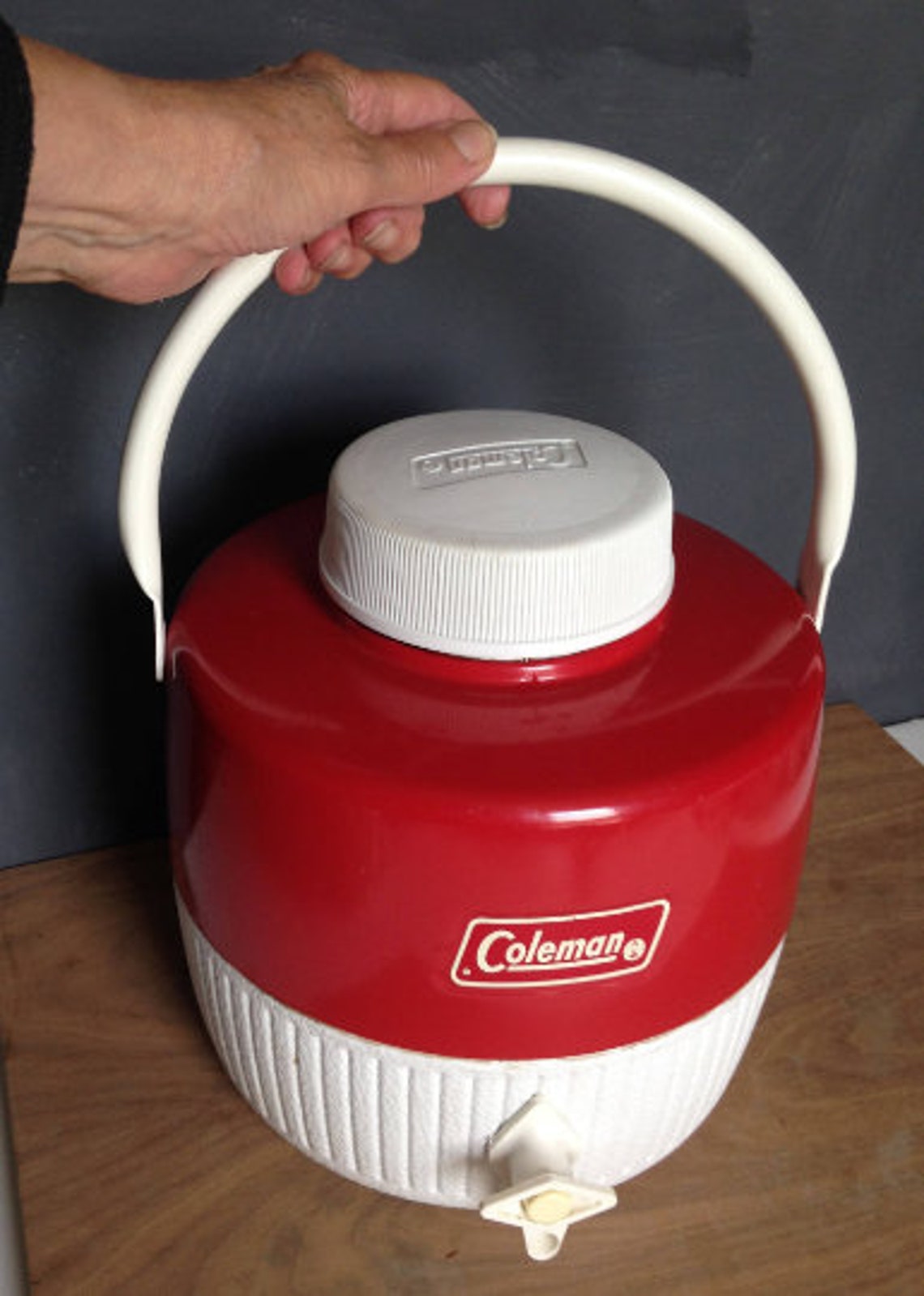 Vintage Coleman Thermal Jug 1 Gallon Retro Picnic Beverage Etsy