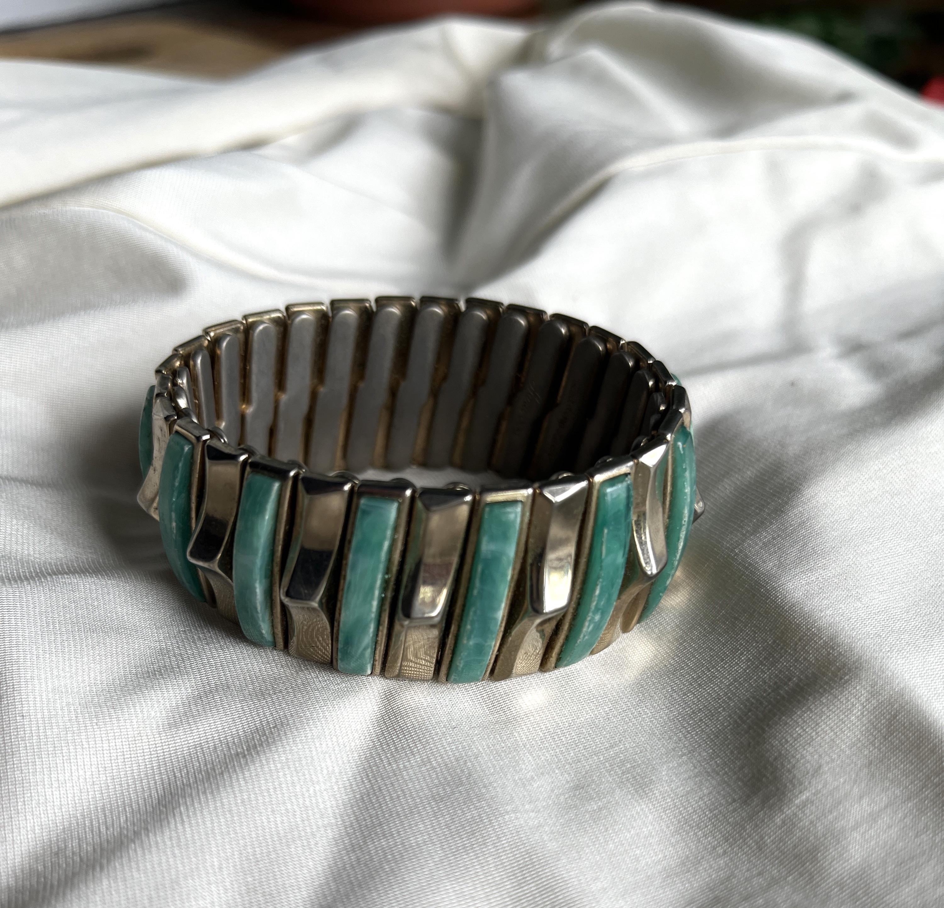 VINTAGE 60s〜70s Navajo Turquoise Bangle Heavy Vintage Turquoise Cuff Bracelet 60s 70s Native