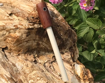 Natural Micarta 3/8" Ceramic Field Sharpener
