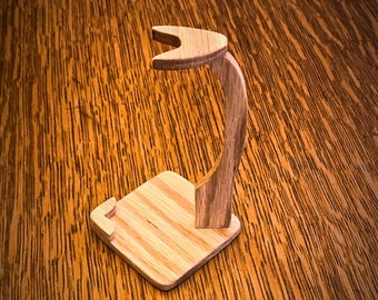 Handmade Oak Pen/Straight Razor Stand. Display For Your Desk, Office, Study.