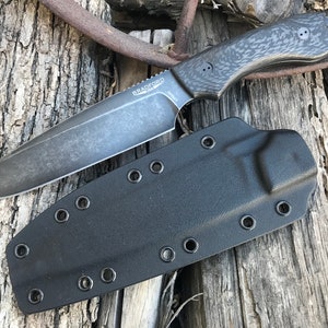 Bradford Guardian 6 Sabre Grind CPM 3v Nimbus With Carbon Fiber Handles Kydex Sheath