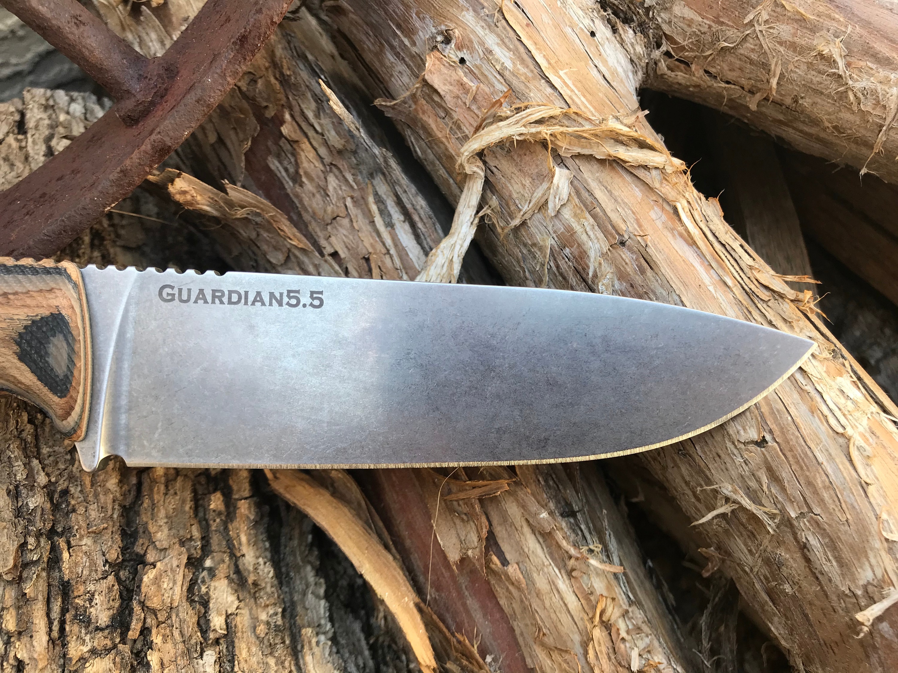 Bradford Guardian 5.5 Full Flat Grind CPM 3V Knife Gwood Etsy Denmark