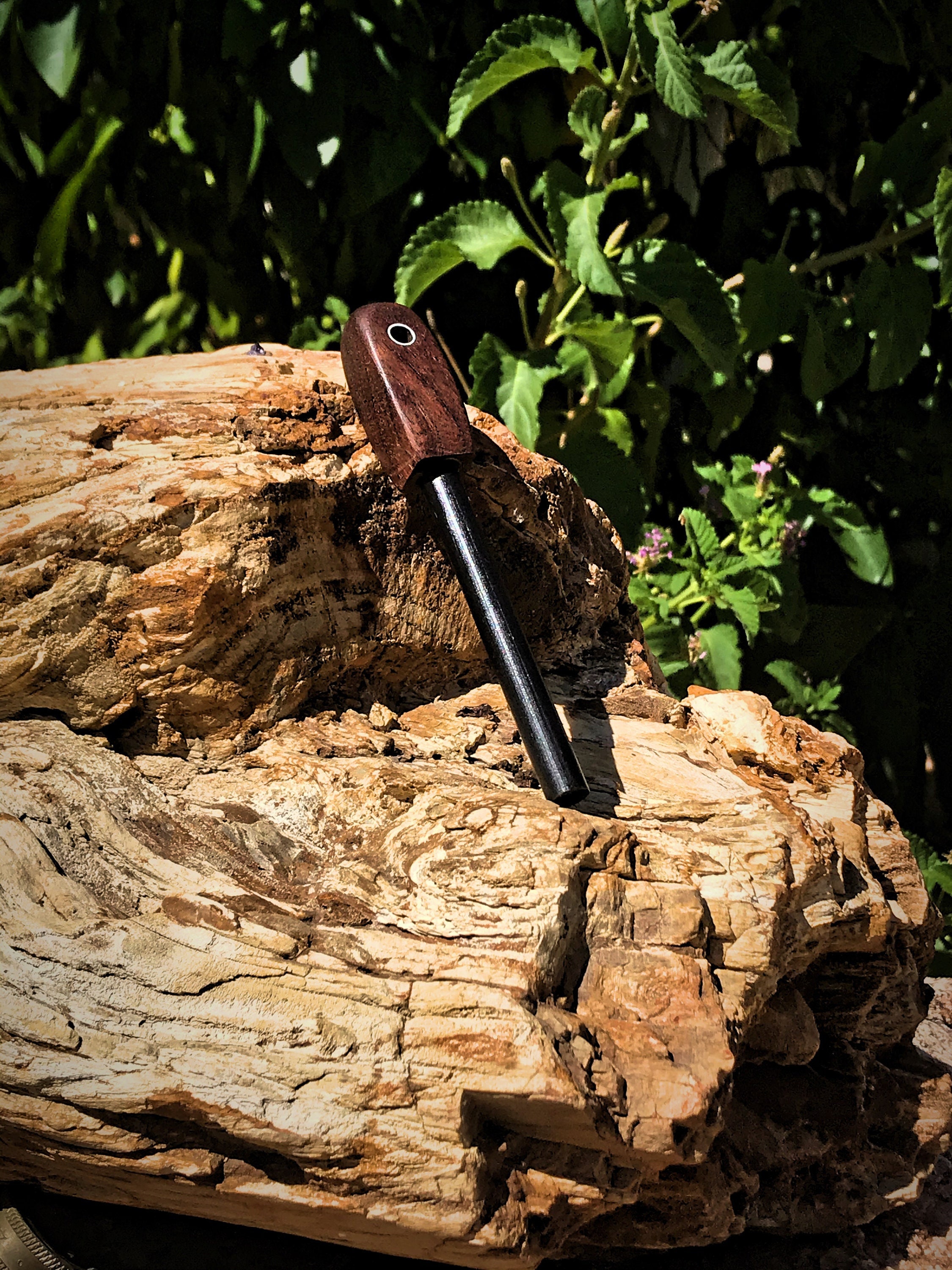 Ferrocell Handle Handmade Solid Walnut Handle 3/8