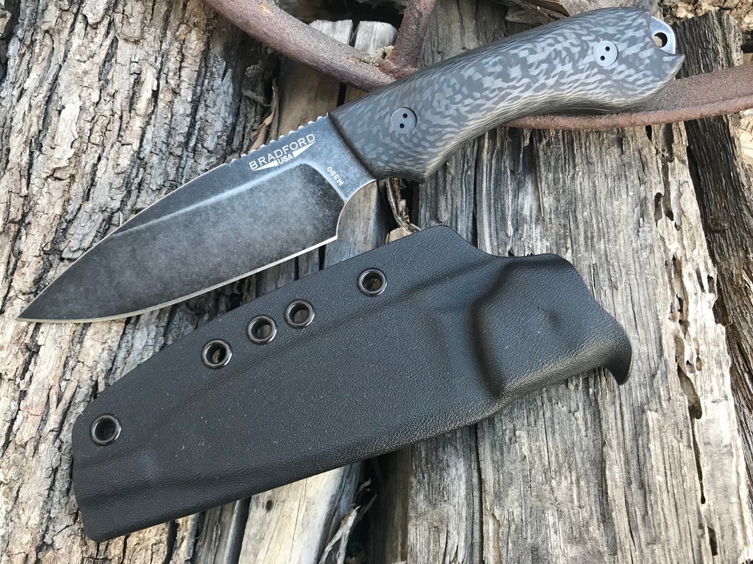 Bradford Guardian 4, Sabre Grind, CPM-3V Blade, Nimbus, Carbon