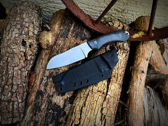 Bradford Guardian 4 Sheepsfoot Camp Chef Knife W Kydex Sheath Etsy