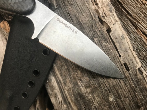 Bradford Guardian 3.5 Full Flat Grind M390 Carbon Fiber Handle