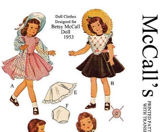 E729 PDF of Vintage #1812 Doll Clothes Pattern for 14-inch Betsy McCall Doll