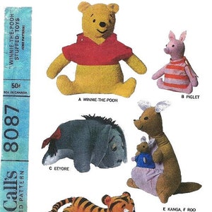 Antique winnie the sale pooh stuffed animal
