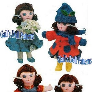 E621 PDF Muffin 13" Doll Pattern with Wardrobe
