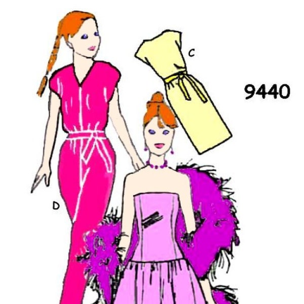 E805 PDF Instant Download of Vintage Mail Order Pattern #9440 Doll Clothes for 11-1/2” Dolls