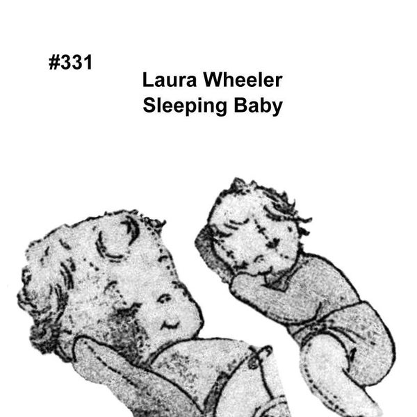 E331 PDF Instant Download of Laura Wheeler’s Sleepy Baby