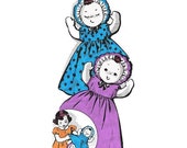 20 quot Freckles Topsy Turvy Doll Pattern