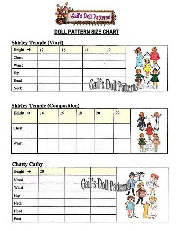 Griswold Size Chart